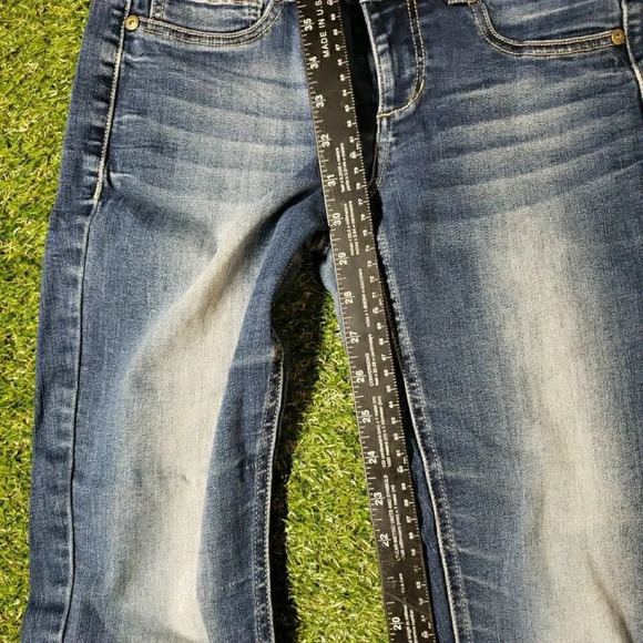 Maurices Bootcut Stretch Jeans Women's S-R Medium/Dark Blue Denim - Picture 8 of 8